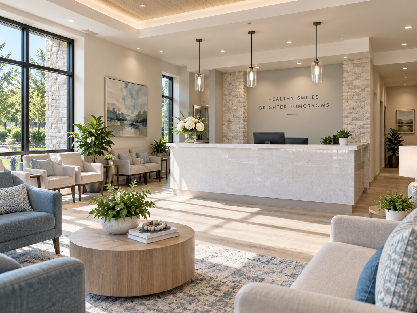 Example reception area